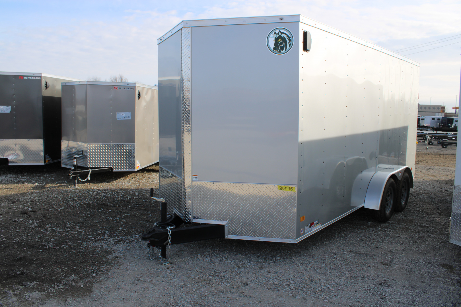 New 2026 Darkhorse Cargo 7X16 R WITH 7' INTERIOR HEIGHT STOCK ID 52352 Cargo / Enclosed Trailer