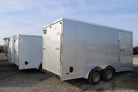 New 2026 Darkhorse Cargo 7X16 R WITH 7' INTERIOR HEIGHT STOCK ID 52352 Cargo / Enclosed Trailer