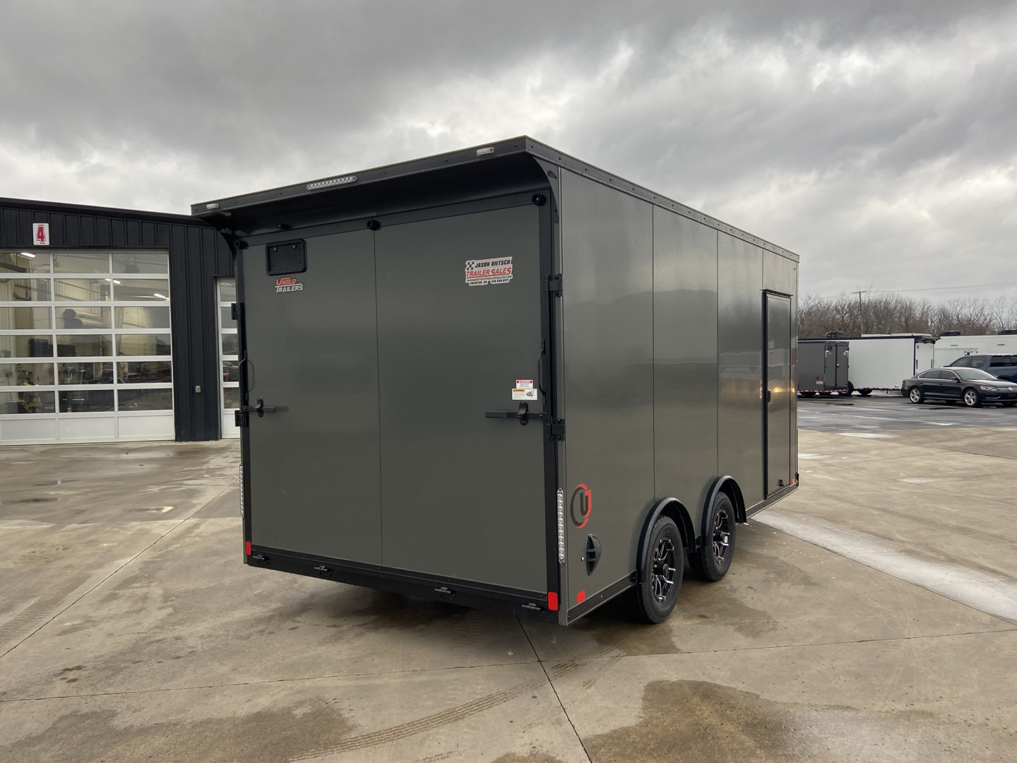 New United UJ 8.5X16 Cargo Enclosed Trailer