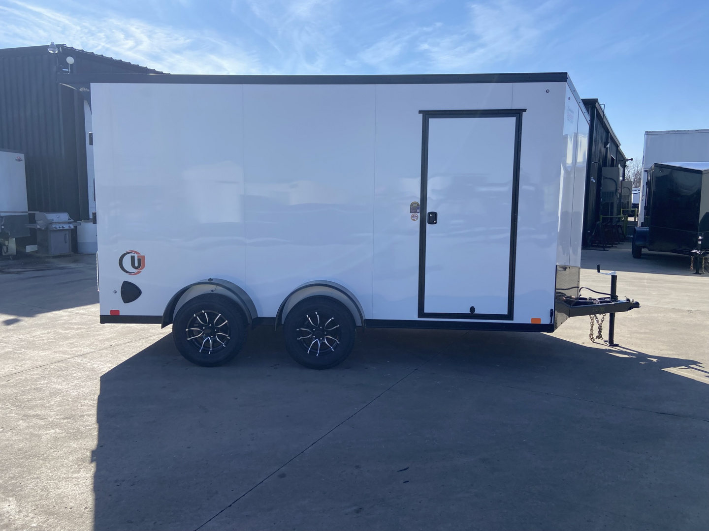 New United UJ 7X14 Cargo Enclosed Trailer
