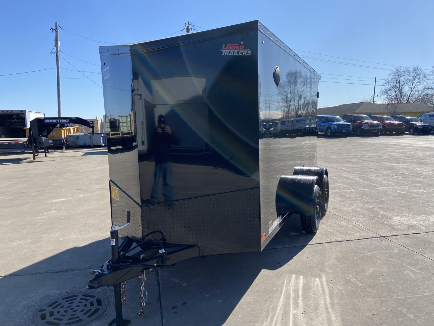 New United UJ 6X12 Cargo Enclosed Trailer