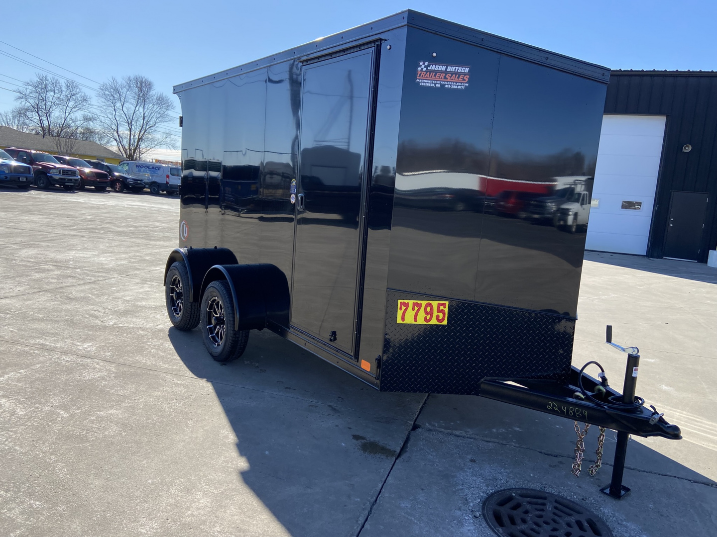 New United UJ 6X12 Cargo Enclosed Trailer