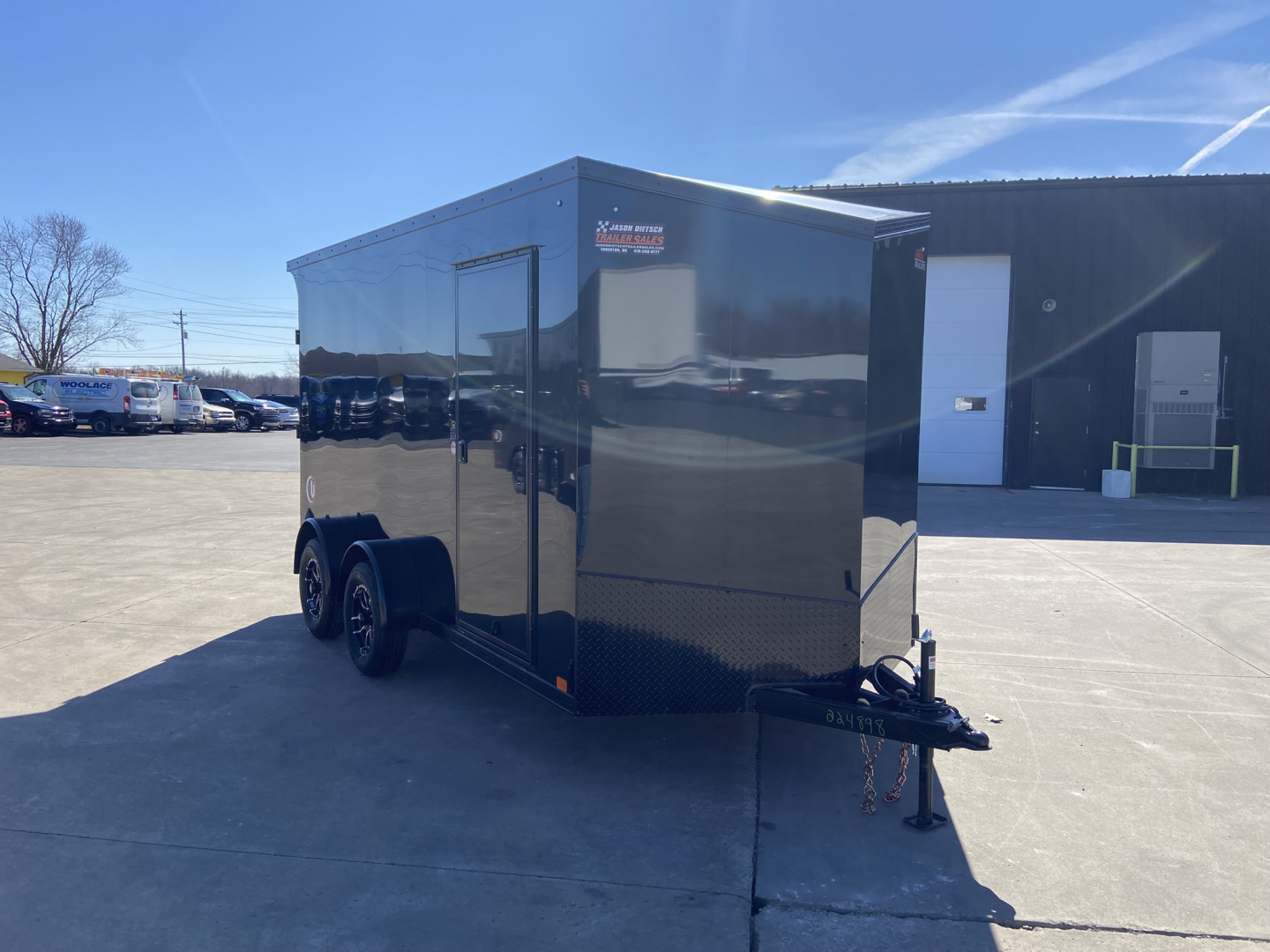 New United UJ 7X14 Cargo Enclosed Trailer