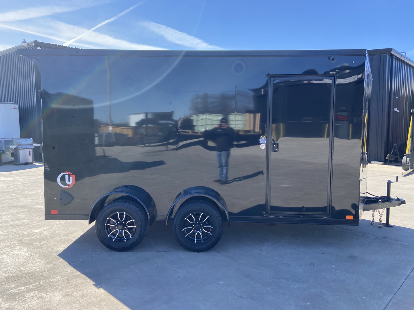 New United UJ 7X14 Cargo Enclosed Trailer