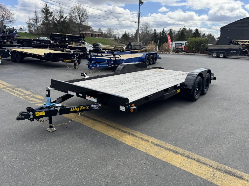 New 2026 Big Tex Trailers 70CH-18BKDT28 7X18 TA Car Hauler