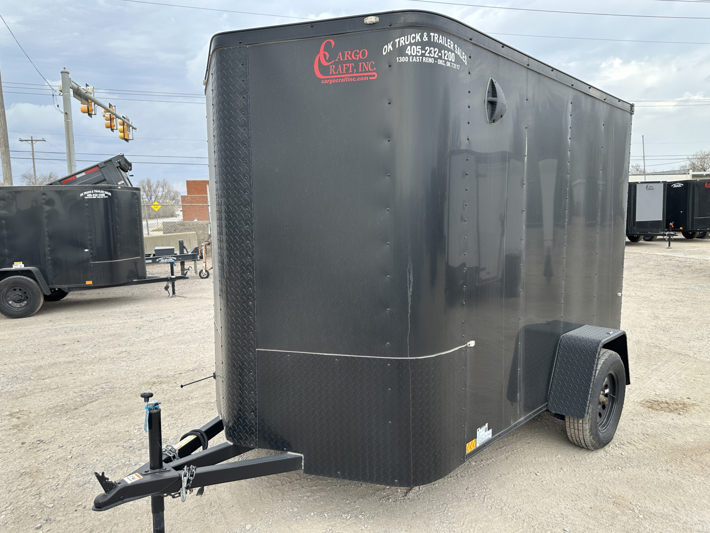 New 2023 Cargo Craft 6'x10'x6'6" Elite V Nose with ramp Cargo / Enclosed Trailer