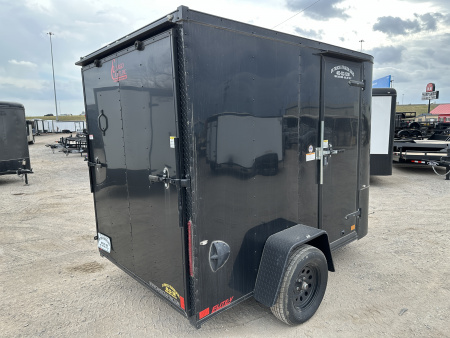 New 2023 Cargo Craft 6'x10'x6'6" Elite V Nose with ramp Cargo / Enclosed Trailer