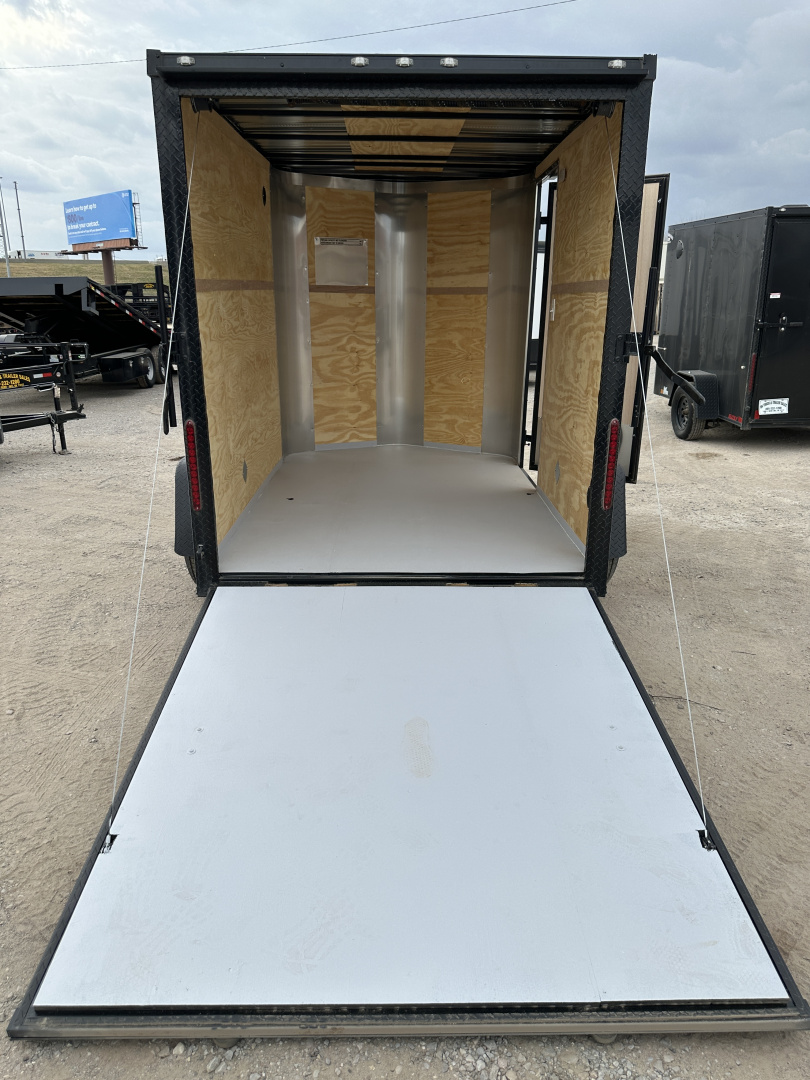 New 2024 Cargo Craft 6'x10'x6'6" Elite V Nose Sport with Ramp Cargo / Enclosed Trailer
