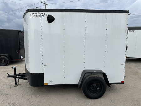 New 2024 Cargo Craft 6'x10'x6'6" Elite V Nose Sport with Ramp Cargo / Enclosed Trailer