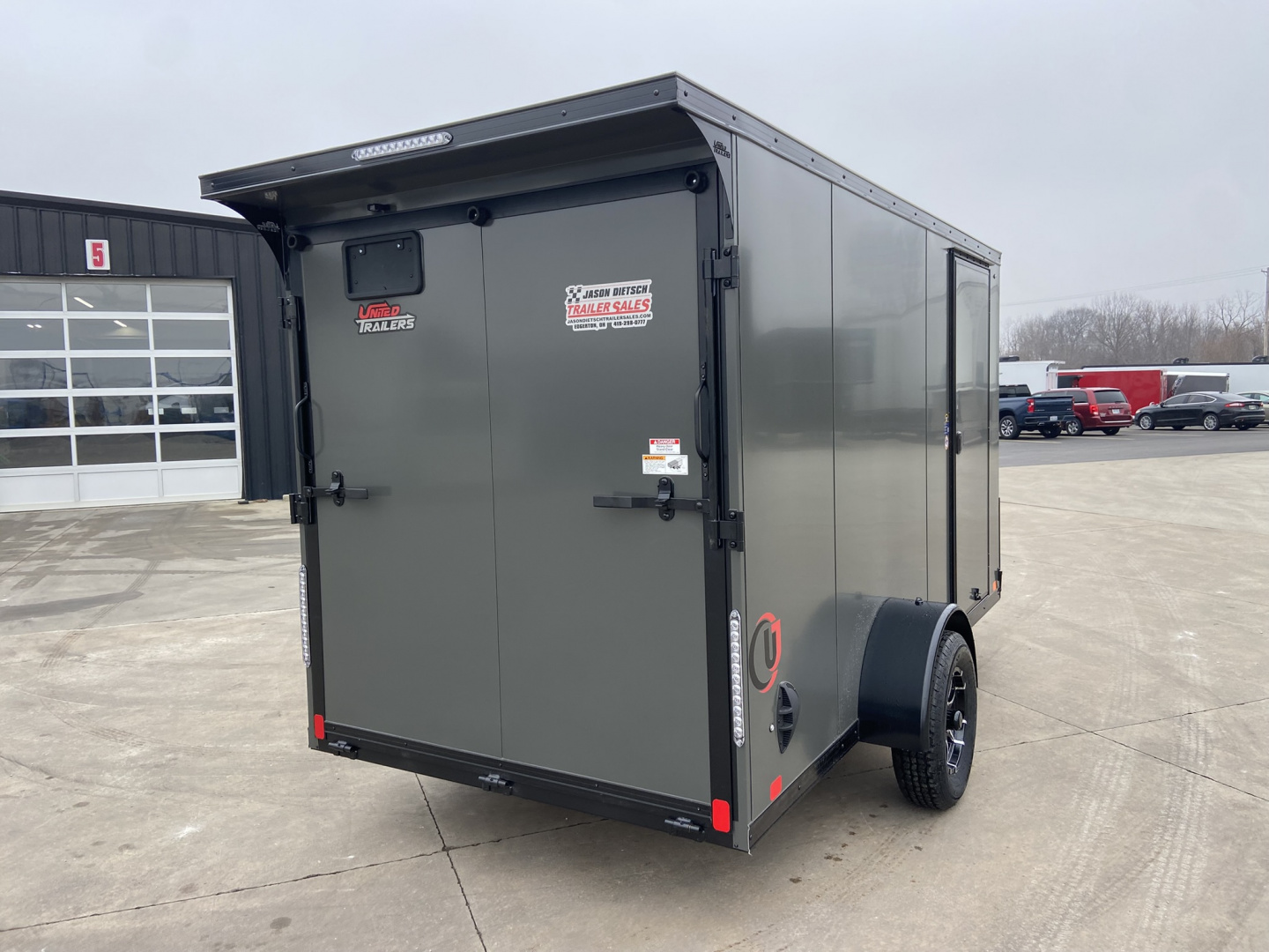 New United UJ 6X12 Cargo Enclosed Trailer