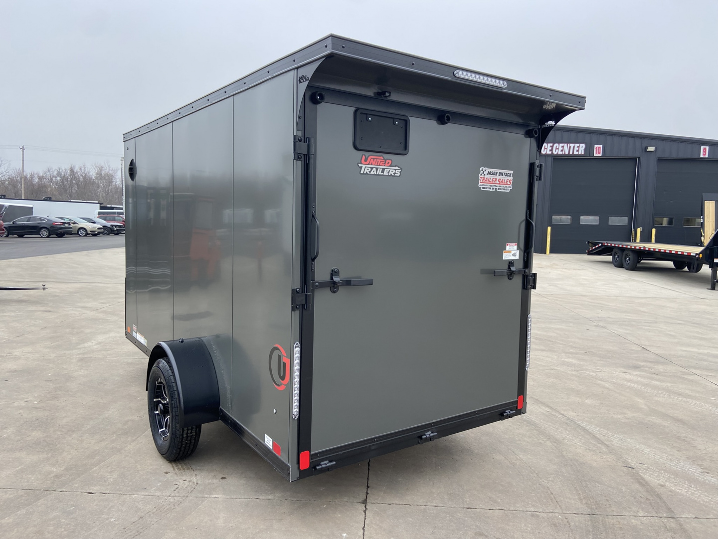 New United UJ 6X12 Cargo Enclosed Trailer