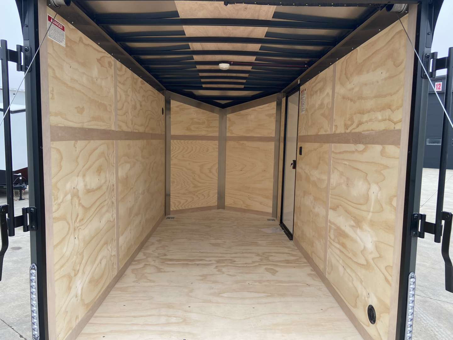 New United UJ 6X12 Cargo Enclosed Trailer