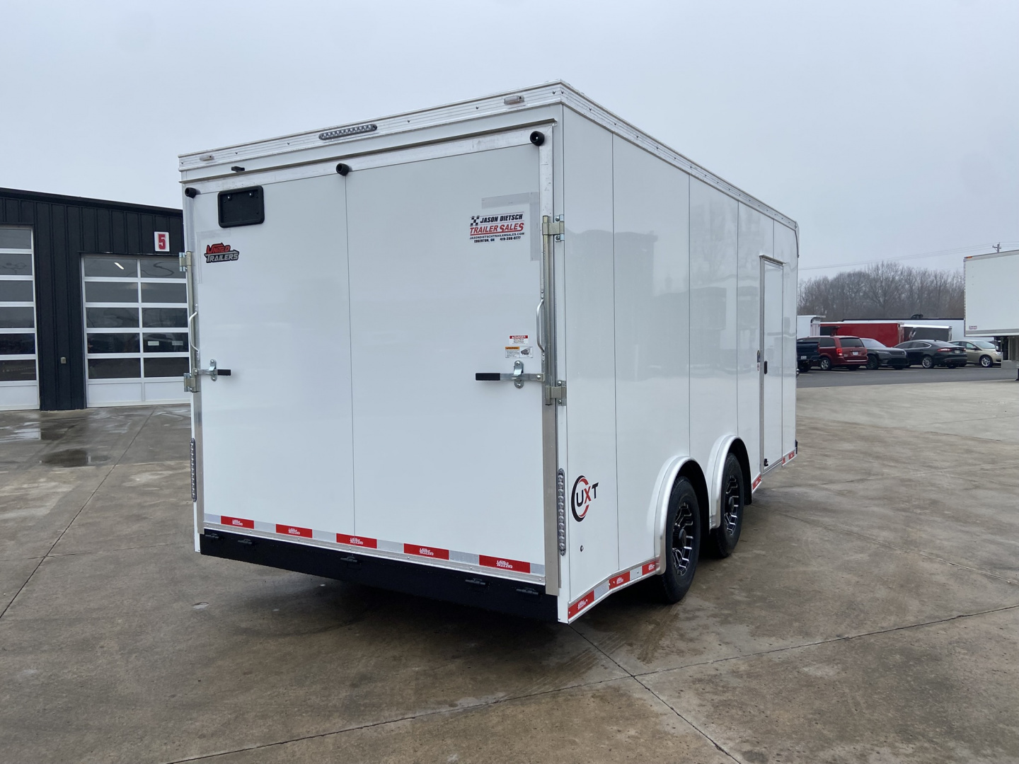 New United UXT 8.5X18 Cargo Enclosed Trailer