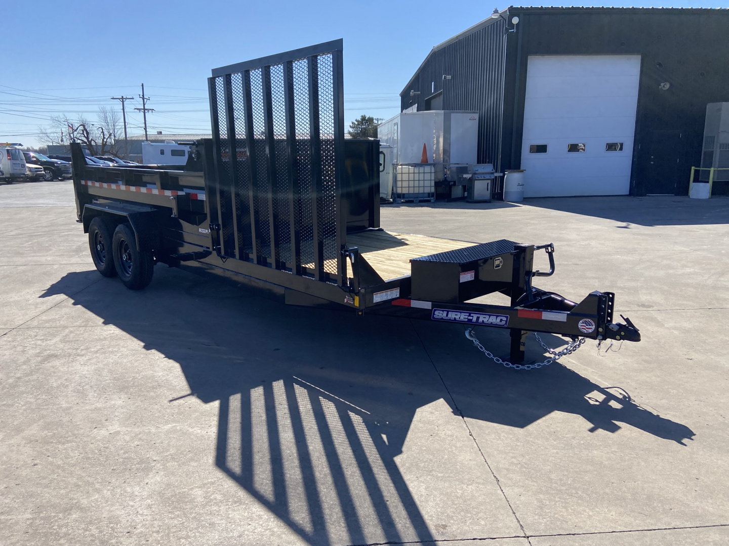 New Sure-Trac 7X18(12+6) Low profile Scissor Dump 14K