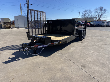 New Sure-Trac 7X18(12+6) Low profile Scissor Dump 14K