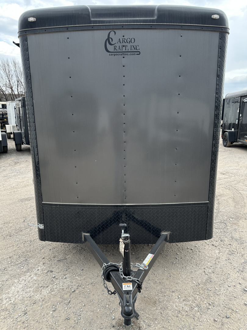New 2025 Cargo Craft 6'x10'x6'6" Expedition Extreme Charcoal Black out with ramp door Cargo / Enclosed Trailer