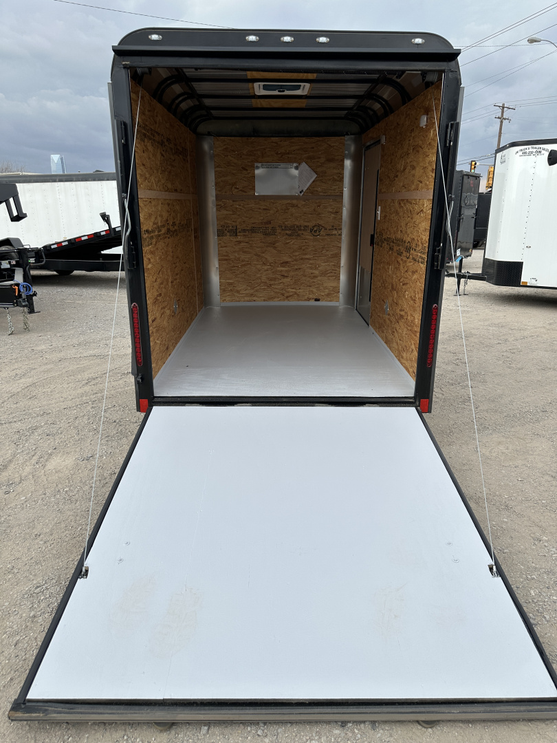 New 2025 Cargo Craft 6'x10'x6'6" Expedition Extreme Charcoal Black out with ramp door Cargo / Enclosed Trailer