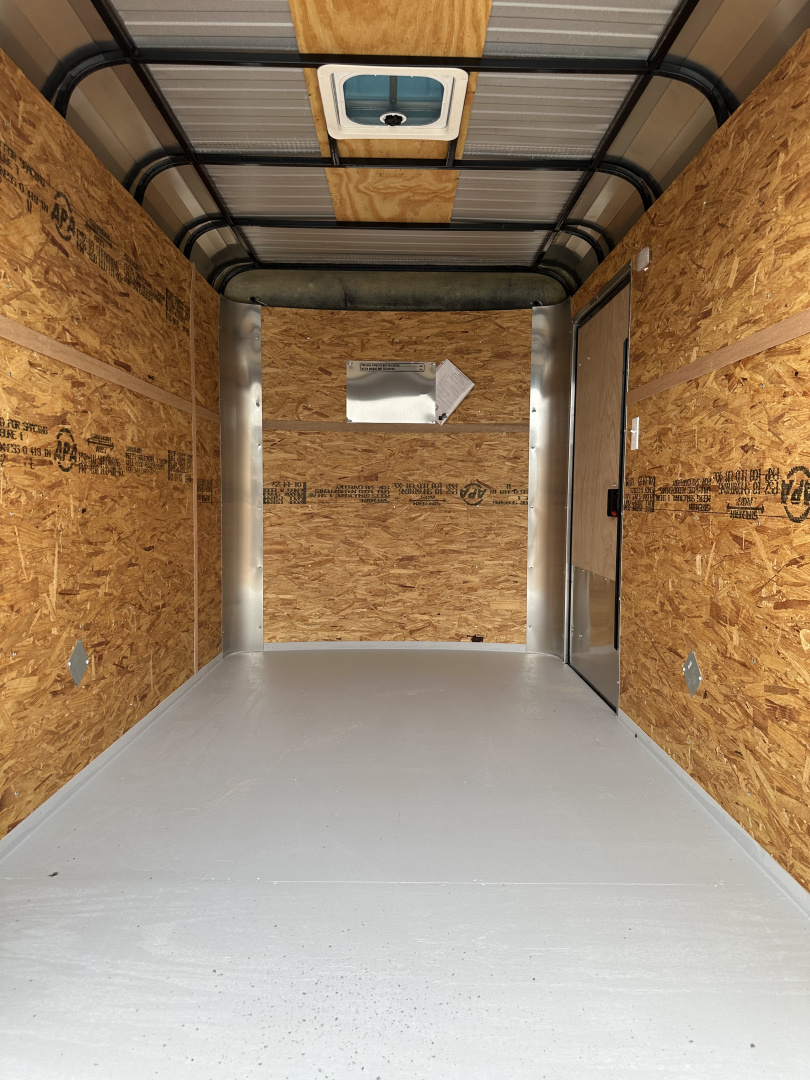 New 2025 Cargo Craft 6'x10'x6'6" Expedition Extreme Charcoal Black out with ramp door Cargo / Enclosed Trailer