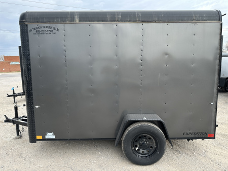 New 2025 Cargo Craft 6'x10'x6'6" Expedition Extreme Charcoal Black out with ramp door Cargo / Enclosed Trailer