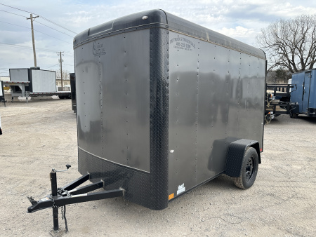 New 2025 Cargo Craft 6'x10'x6'6" Expedition Extreme Charcoal Black out with ramp door Cargo / Enclosed Trailer