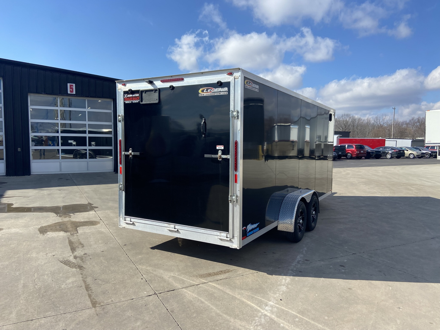 Used 2019 Legend 7X23 Snowmobile Trailer