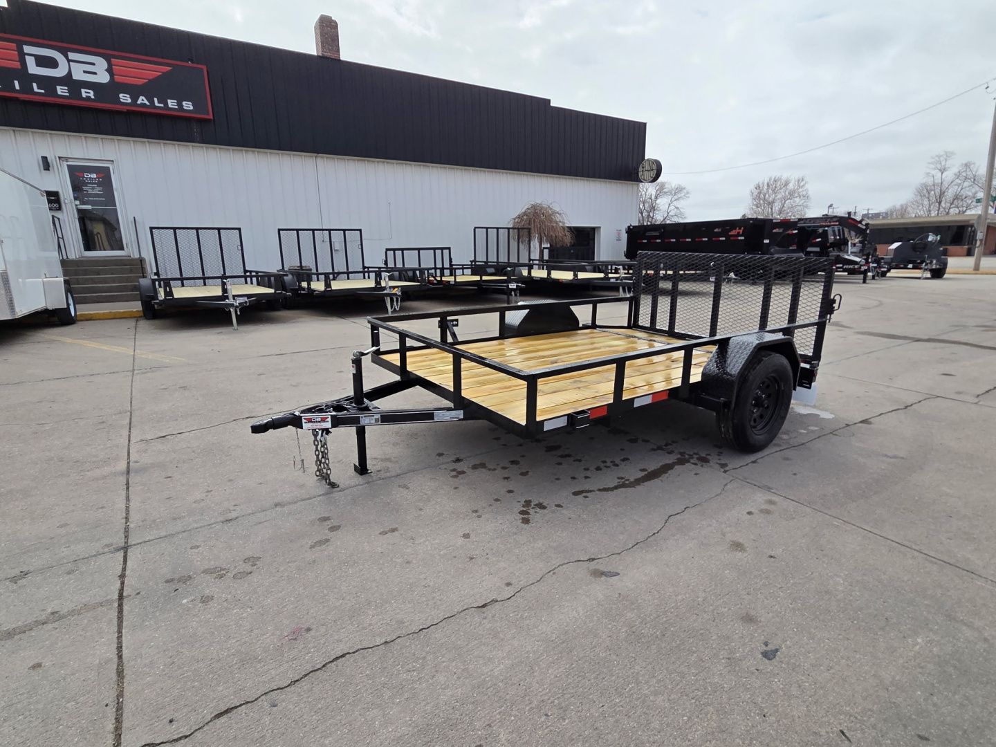 New 2026 KL Trailers KL MANUFACTURING 76x10 Utility Trailer