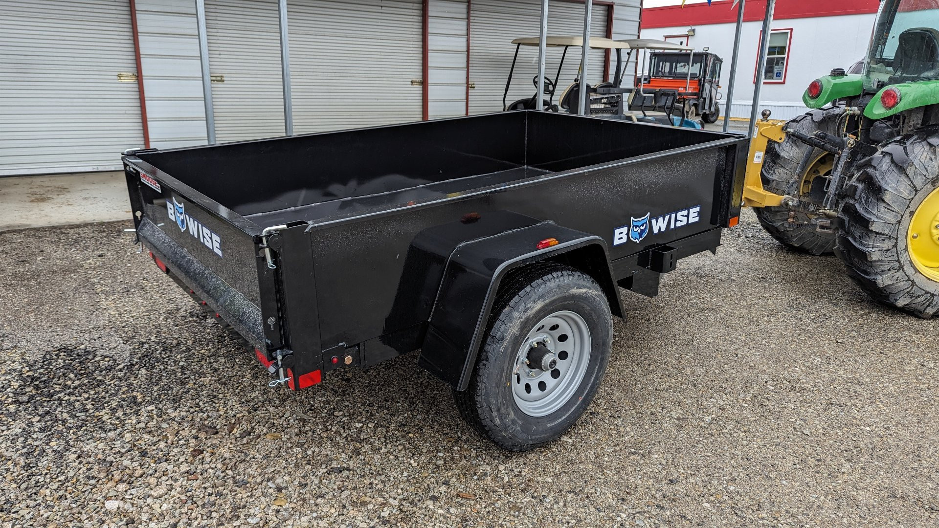 New 2026 BWise 5x8 Lo Pro Dump Trailer w/ 2" Coupler