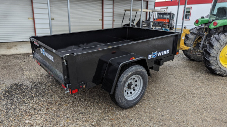 New 2026 BWise 5x8 Lo Pro Dump Trailer w/ 2" Coupler