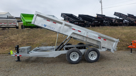 New 2026 BWise 6'9" x 14 HD Lo Pro GALVANIZED Equipment Dump