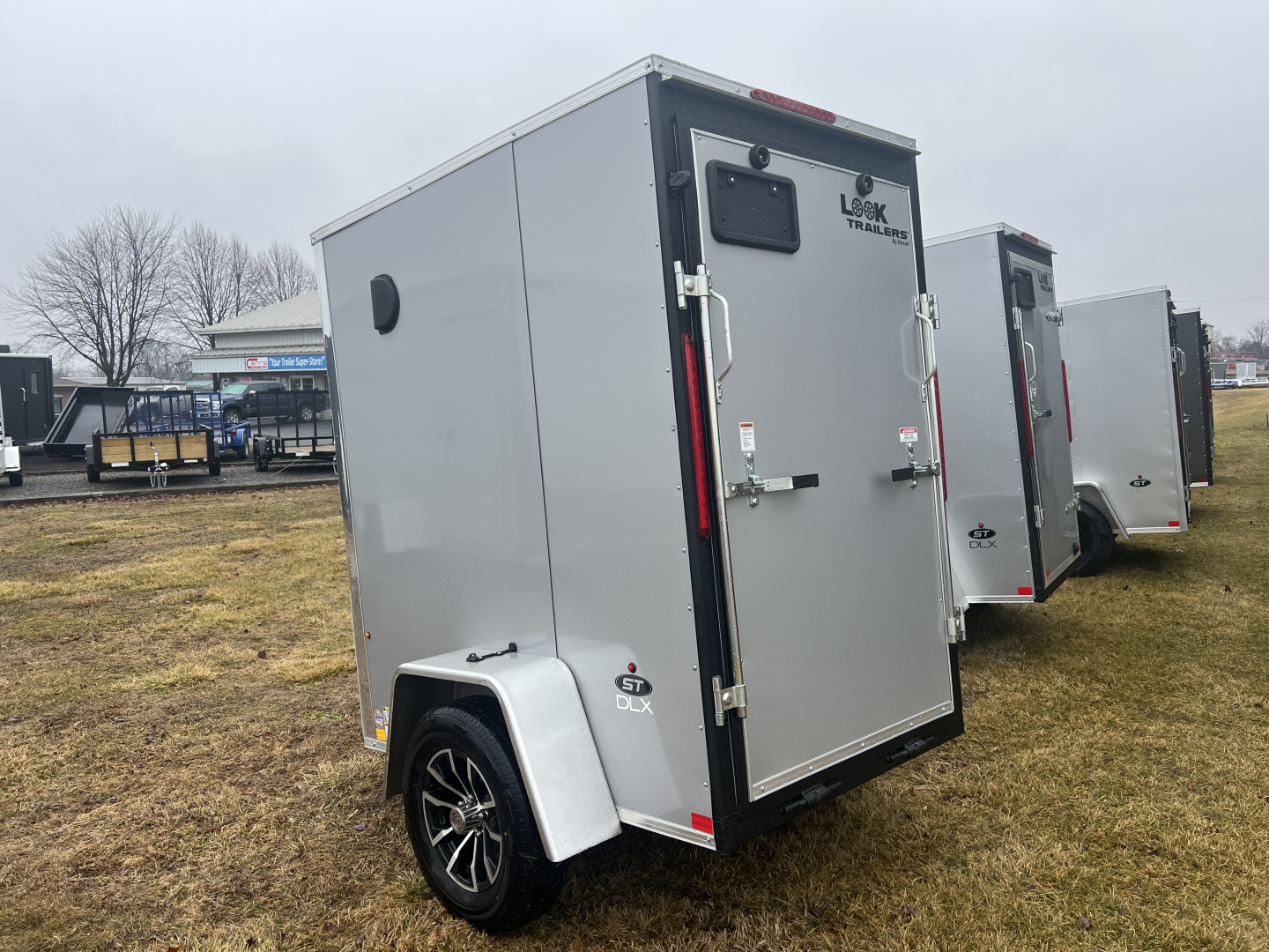 New 2026 Look Trailers 4x6 3K RAMP DOOR Cargo / Enclosed Trailer