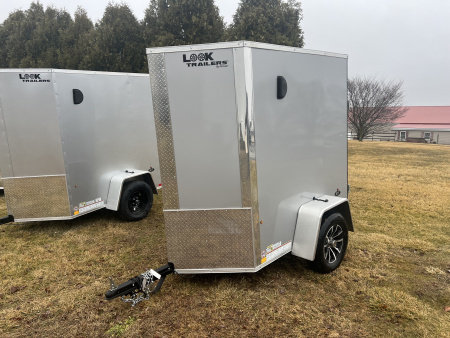 New 2026 Look Trailers 4x6 3K RAMP DOOR Cargo / Enclosed Trailer