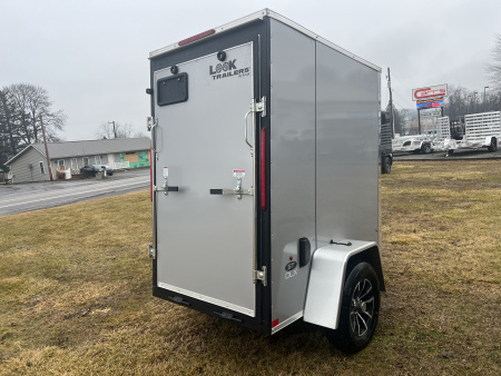 New 2026 Look Trailers 4x6 3K RAMP DOOR Cargo / Enclosed Trailer