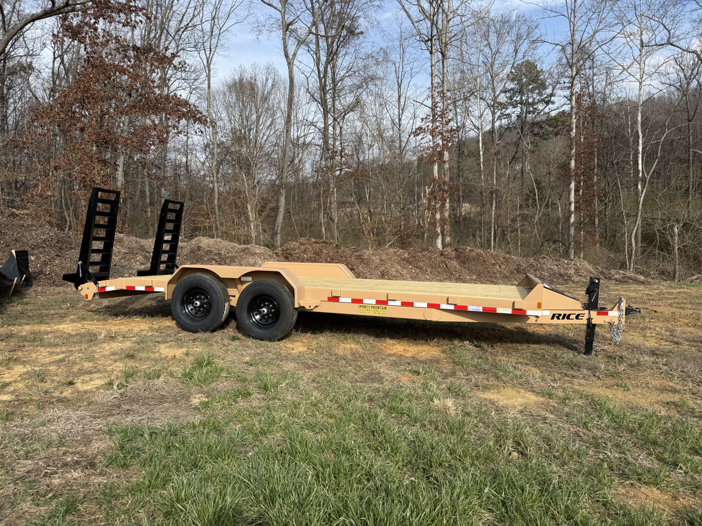 New 2026 Rice Trailers 14K 18+2 MAGNUM Equipment Trailer