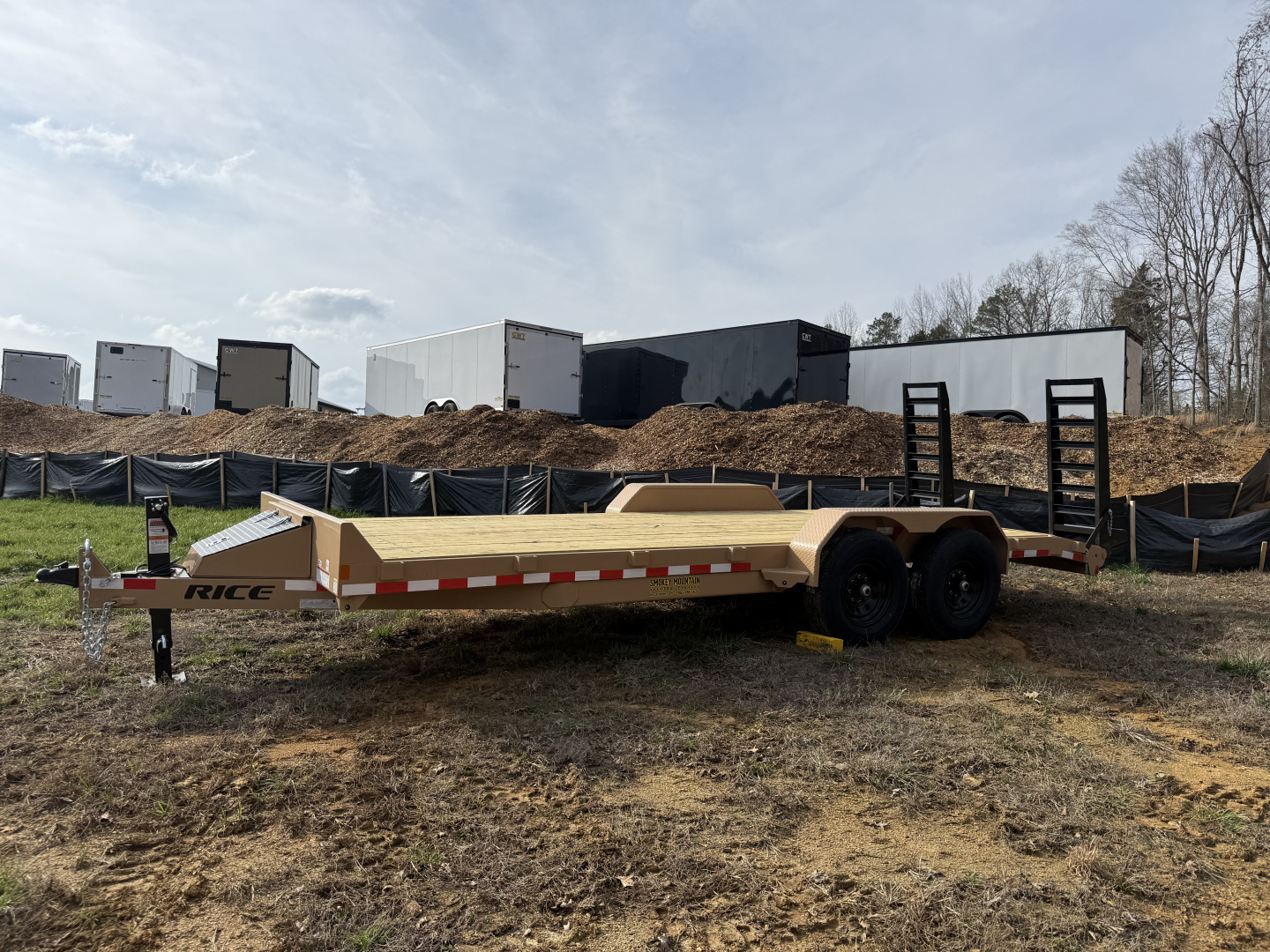 New 2026 Rice Trailers 14K 18+2 MAGNUM Equipment Trailer