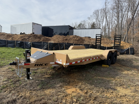 New 2026 Rice Trailers 14K 18+2 MAGNUM Equipment Trailer