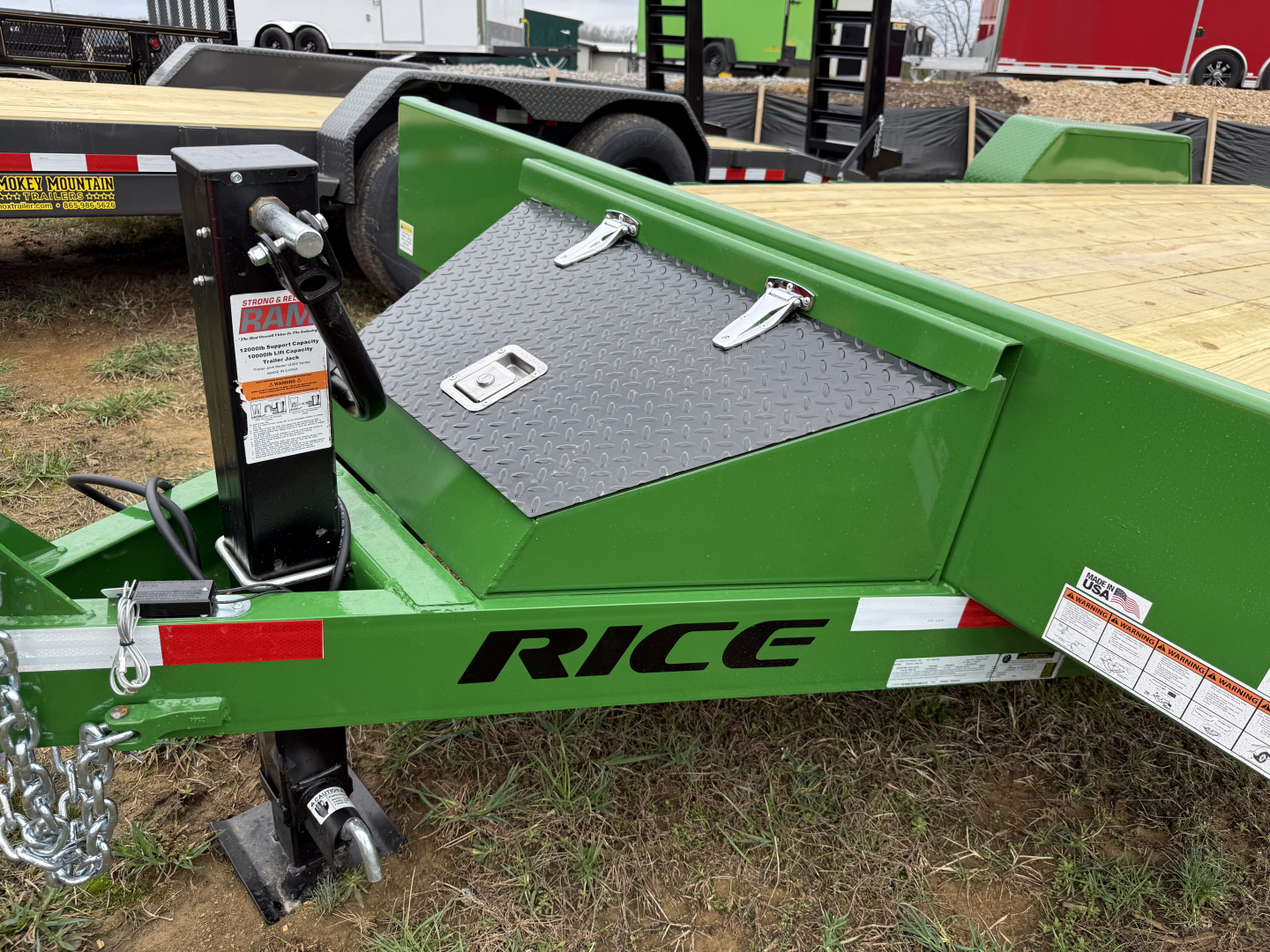 New 2026 Rice Trailers 14K 18+2 MAGNUM Equipment Trailer