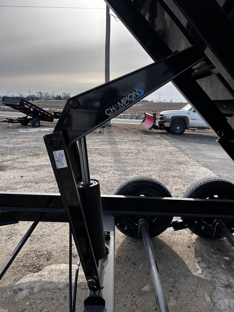 New 2026 H&H Trailers 82"X14' BP LOW-PRO TARP/RAMPS 14K INDUSTRIAL Dump Trailer