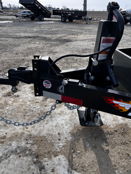 New 2026 H&H Trailers 82"X14' BP LOW-PRO TARP/RAMPS 14K INDUSTRIAL Dump Trailer