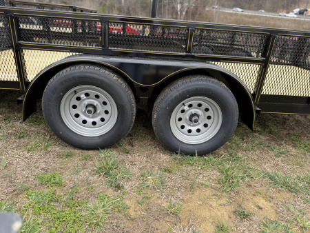 New 2026 P & T Trailers 82X16 7K LEAF Utility Trailer