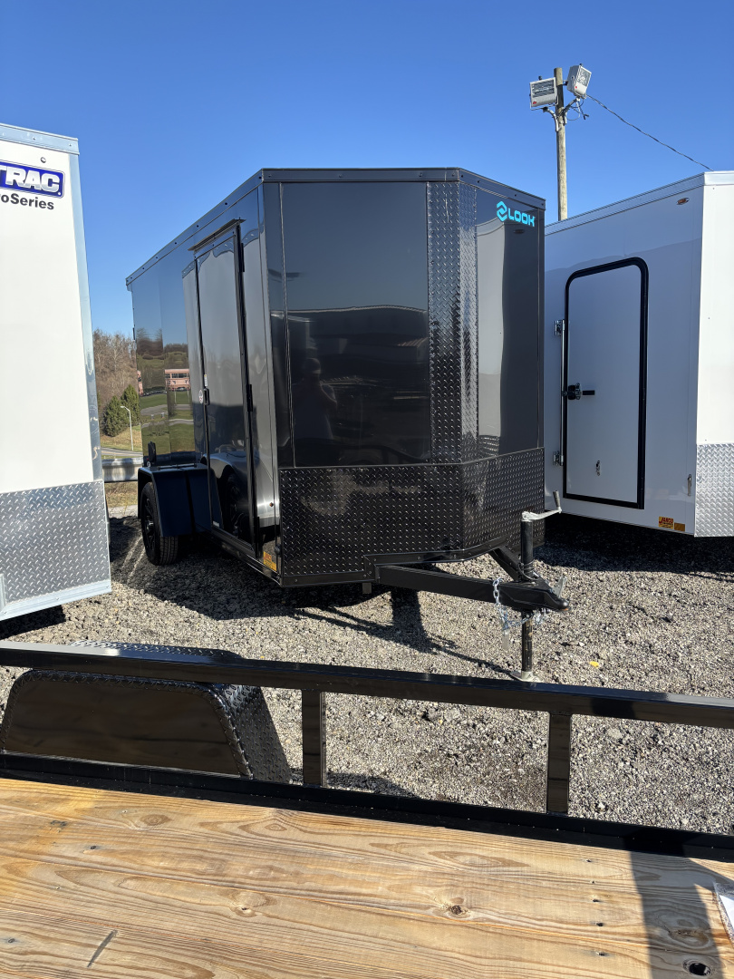New 2026 Look Trailers 6X12 Cargo / Enclosed Trailer (BLACK)
