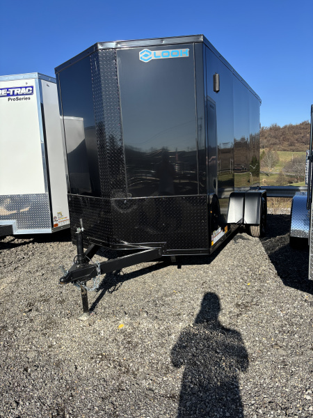 New 2026 Look Trailers 6X12 Cargo / Enclosed Trailer (BLACK)