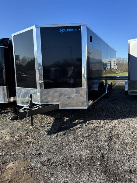 New 2026 Look Trailers 8.5X24 Cargo / Enclosed Trailer (BLACK)