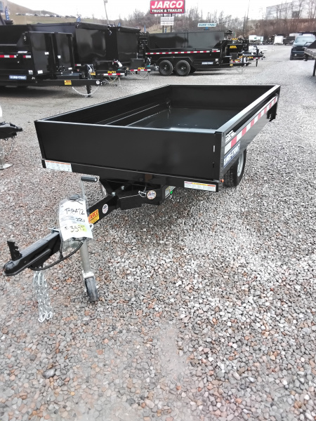 New 2026 Sure-Trac 4.5 x 8 Utility Dump 3K (Black)