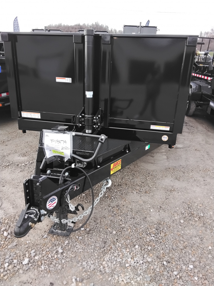 New 2026 Sure-Trac 82X14 Dump Trailer (Black)