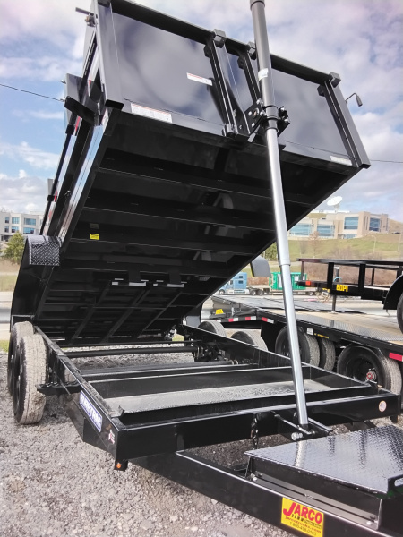 New 2026 Sure-Trac 7 x 14 HD Low Profile Telescopic Dump 14K (Black)