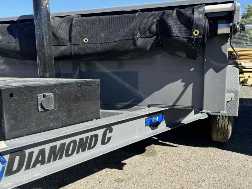 New 2026 Diamond C GDT 77"x10' - 7K Telescopic Dump Trailer
