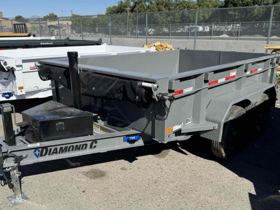 New 2026 Diamond C GDT 77"x10' - 7K Telescopic Dump Trailer