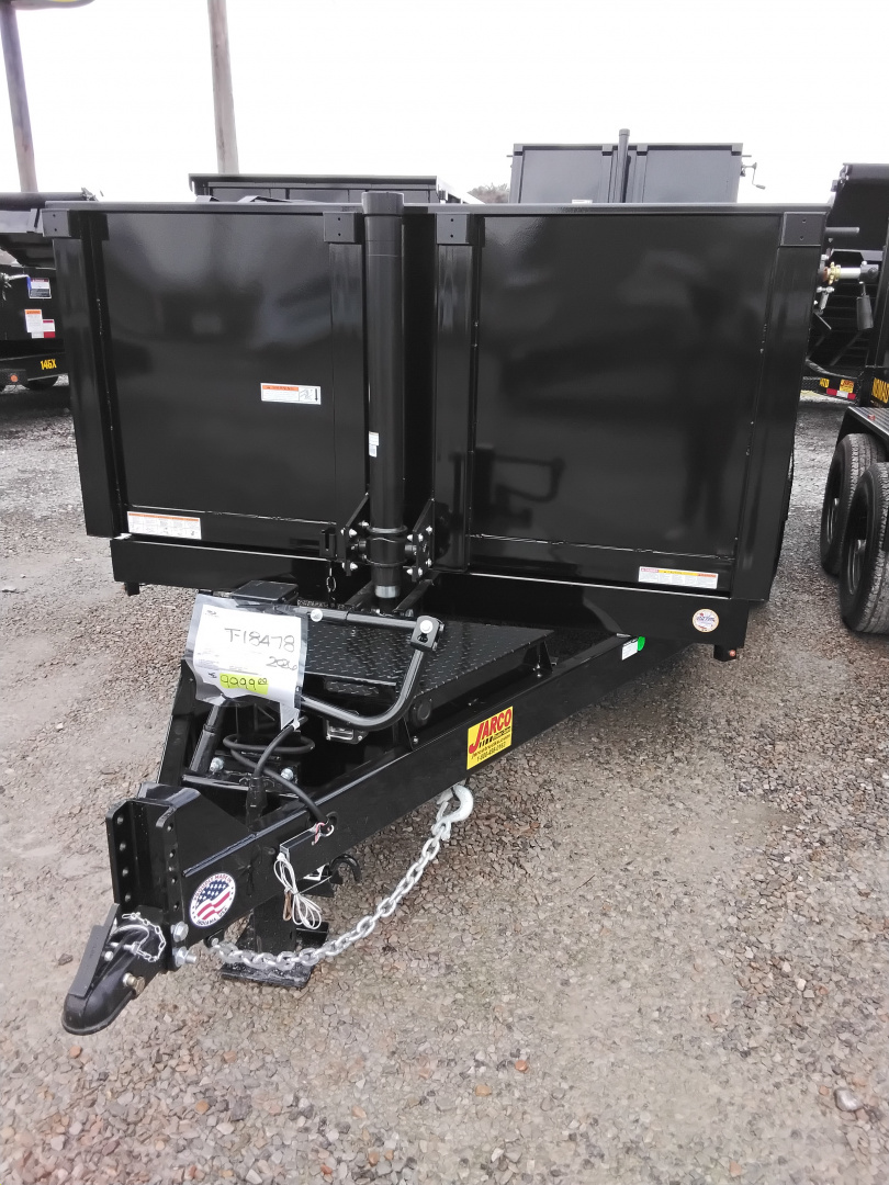 New 2026 Sure-Trac 7 x 14 HD Low Profile Telescopic Dump 14K (BLACK)