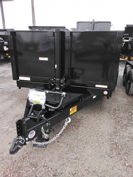 New 2026 Sure-Trac 7 x 14 HD Low Profile Telescopic Dump 14K (BLACK)