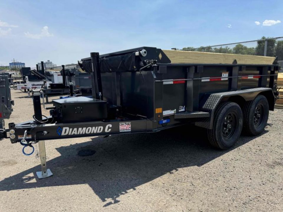New 2026 Diamond C GDT 60"x10' 24" Sides - 7K Telescopic Dump Trailer